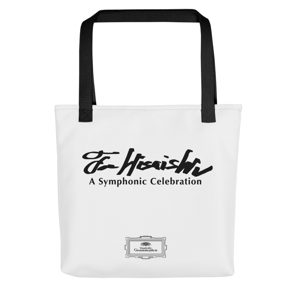 English Signature Tote Bag - Joe Hisaishi Official US Store English Signature Tote Bag - Joe Hisaishi Official US Store