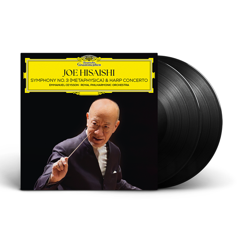 Joe Hisaishi, Royal Philharmonic Orchestra, Emmanuel Ceysson: Symphony No.3 (Metaphysica) & Harp Concerto 2LP